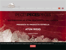 Tablet Screenshot of pecespecespeces.com